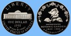 1997 P Botanical Gardens Commemorative   Proof Cameo   90  Silver Dollar Box Coa