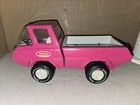 Vintage 70s Pressed Steel Tonka Stables Pink Truck trailer horses top 5 Parts