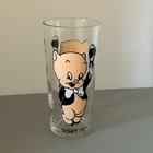 1973 Pepsi Collector   s Glasses Series Looney Tunes Porky Pig And Petunia Pig  10