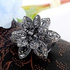 2 Pcs Mini Metal Rhinestone Hair Claw Clips Vintage Crystal Hair Jaw Clamps N   