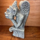 Vintage Gothic Winged Tongue Out 5 5    Tall Gargoyle Statue Figure