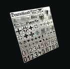 1 32 1 35 Wwii German Tank General Use Stenciling Template Model Building Tools