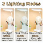 Dimmable Led Desk Light Touch Sensor Table Bedside Reading Lamp Usb Rechargeable