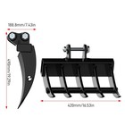 Rake Attachment For Mini Excavator 1ton To 1 5ton Digger In Stock Usa New