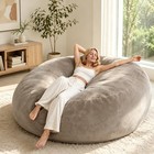 6ft Giant Bean Bag Chair For Adults  Shredded Memory Foam Round Bean Bag