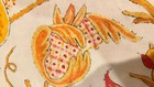 Antique 19th C  Art Nouveau Handmade Crewel Work Bedspread Curtain Panel   Zz742
