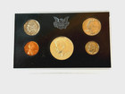 1969-s Proof Set Us Mint Complete 5 Coins 40  Silver Kennedy Half Dollar Ogp