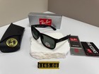 Ray-ban Rb4165 Justin Sunglasses  Matte Black Frame  Dark Green Polarized G-15 