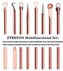 Ztrhyoo Blackhead Remover Pimple Comedone Extractor Tool Best Acne Removal Kit -