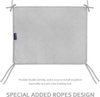 2-pack Dog Crate Mat 42 x28  With 4 Ropes Non-slip waterproof washable X-large