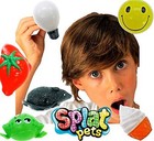 Ja-ru Splat Ball Sticky   Stretchy  pack Of 6 Assorted  Sensory Stress Relief   