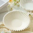 Better Homes   Garden Off White Tabletop Decorative Ribbon Design Bowl