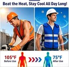 Cooling Vest With 20 Reusable Ice Packs - Adjustable Size For Outdoor Activities