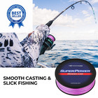 Kastking Superpower Braided Fishing Line  15lb 300 Yds   X4-orange Camo