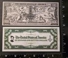 Two Ghost Band Dollars Bills