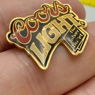 Coors Light Beer The Silver Bullet Lapel Pin Enamel Brewery Advertising Vintage