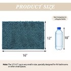 Non-slip Bath Rug extra Soft Microfiber Bedroom Shag Carpet With Anti-slip Ba   