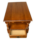Vintage Tell City Young Republic Solid Maple Nightstand Side Table With Drawer