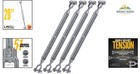 Heavy Duty Jaw And Jaw Turnbuckles 1 2 Inch X 6 Inch For Wire Rope Tension