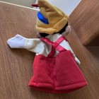 Vintage 90s Walt Disney Pinocchio Plush Hand Puppet 10 Inch With Original Tag