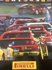 Rare Pirelli Ferrari Challenge 1997 Poster Made In Italy 348 F355 Race Series