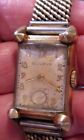 Vintage Mens Bulova His Excellency 21 Jewels 10k Gold Filled Watch And Mesh Band