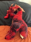 Dan Dee Plush Red Dragon With Heart 16 5 Inches 