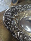 Alvin Sterling Silver Repossse Relief Wild Rose Floral 1367 Bowl