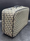 Vintage 1970s Christian Dior Logo Monogram Luggage Bag Suitcase Carry On