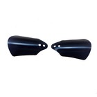 Ink Black Acrylic Hand Grip Protector Windshield Fit Harley Touring Road Glide 
