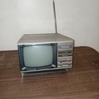 Philco Vintage 80s Portable Tv Radio 8  Wide Works Great High Quality Sound 