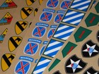 Army Insignia Patch Football Helmet Decal Full Size Qty  1  3m 20mil