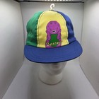 Vtg 1992 Barney Purple Dinosaur Hat Cap Kids Youth Pre-owned Unworn