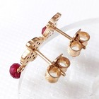 Tous Earrings 925 Silver Onyx Bear Design Elegant Jewelry Accessories D886