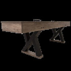 Kirkwood 9  Led Shuffleboard Table With Bonus Bowling Game