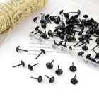 100 Pcs Black Upholstery Tacks Furniture Tacks Decorative Upholstery Nails Metal