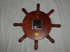 Captain Morgan Spiced Rum Nautical Pirates Ships Wheel Clock