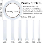 Double Sided Tape For Crafts  6 Rolls Multi-size Double-sided Adhesive Tape For