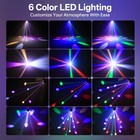 80w Led Mini Moving Head Stage Lighting Rgbw Dj Spot Beam Bar Disco Party Dmx