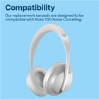 Replacement Ear Pads For Bose Nc700 700 - Memory Foam Light Grey