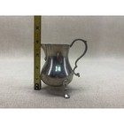 Williamsburg Stieff Pewter Miniature Footed Creamer Pitcher Cw83-18 Vintage 4in
