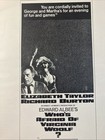 Original Who s Afraid Of Virginia Woolf Movie Pressbook Elizabeth Taylor 18x11