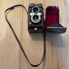 Vintage Lm Yashica-mat Copal Mxv Camera 80mm Twin Lens W Leather Case