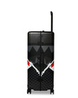 Sprayground Shark Slash Full Size Luggage 29 5  Black Check Black Color