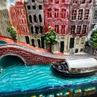 Dutch Windmill Amsterdam Fridge Magnet Tourist Souvenir Resin Refrigerator Craft