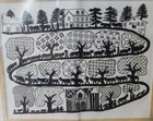 Crewel Embroidery Kit Vintage Swiss Blackwork Erica Wilson Trees Animals