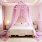 Mosquito Net Bed Canopy For Girls  Princess Bed Canopy Curtains