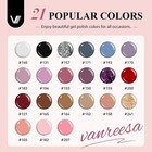 24 Pcs Gel Nail Polish Set 21 Fall Winter Colors Gel Nail Polish With Base Coat 