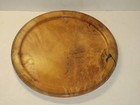 Large Hand Made Birds Eye Burl Maple Wooden Platter  Artist Signed