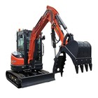 3 5 Ton  Kubota Diesel Engine Mini Excavator W  Hydraulic Thumb   Cfg-35uf